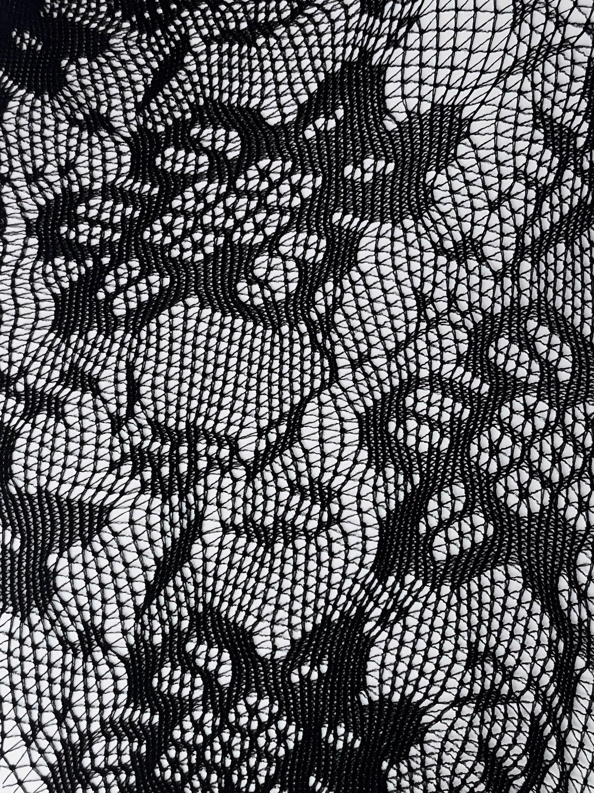 Black Floral Lace Tights